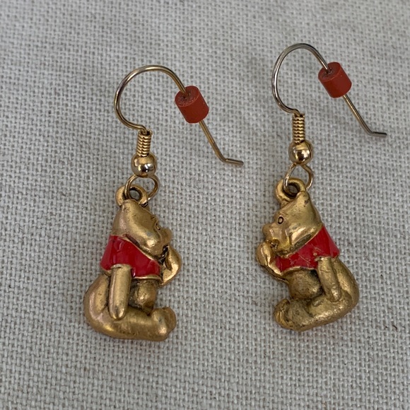 Vintage Disney Winnie the Pooh pierced earrings